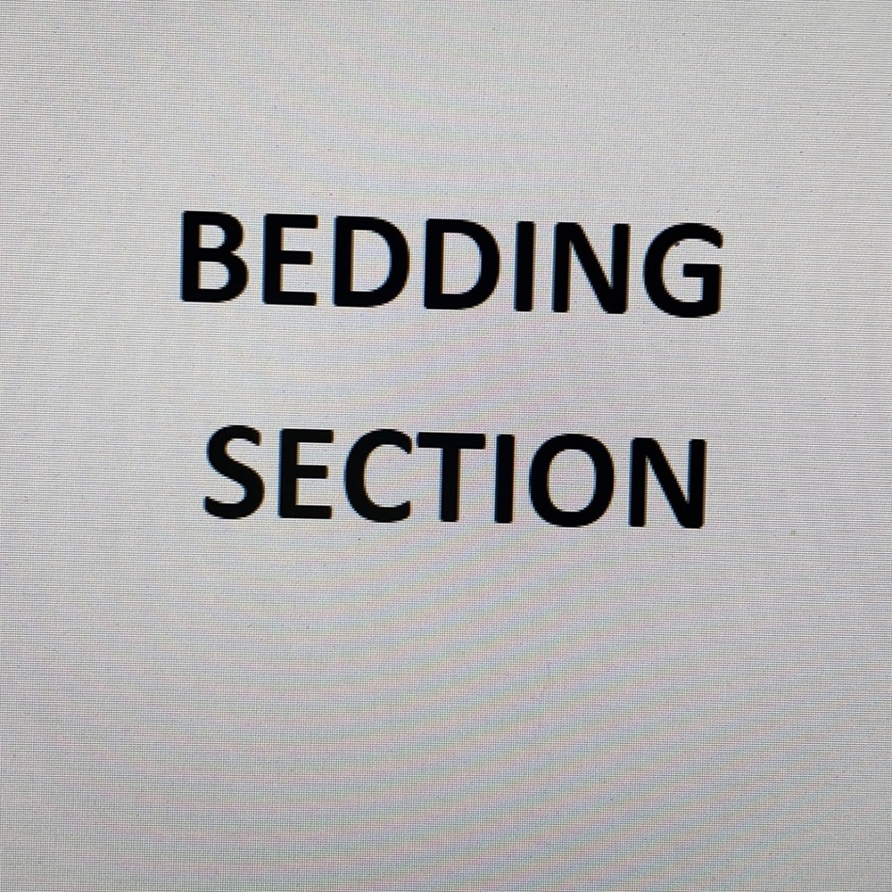 BEDDING SECTION